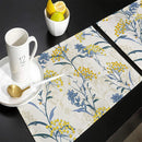 Axyaa Vintage Flower Non-slip Table Mats - Set of 6
