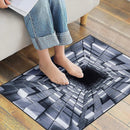 Axyaa 3D Optical Illusion Entrance Carpet: Trippy Living Room Rug for Hallway, Bedroom, Bathroom