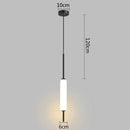 Axyaa Nordic LED Pendant Light Bedroom Chandelier for Home Living Room Dining
