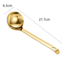 Axyaa Stainless Steel Ramen Soup Ladle Long Handle Cutlery Kitchen Utensil