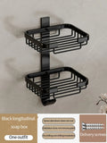 Axyaa Aluminum Soap Dish Storage Rack for Bathroom Essentials