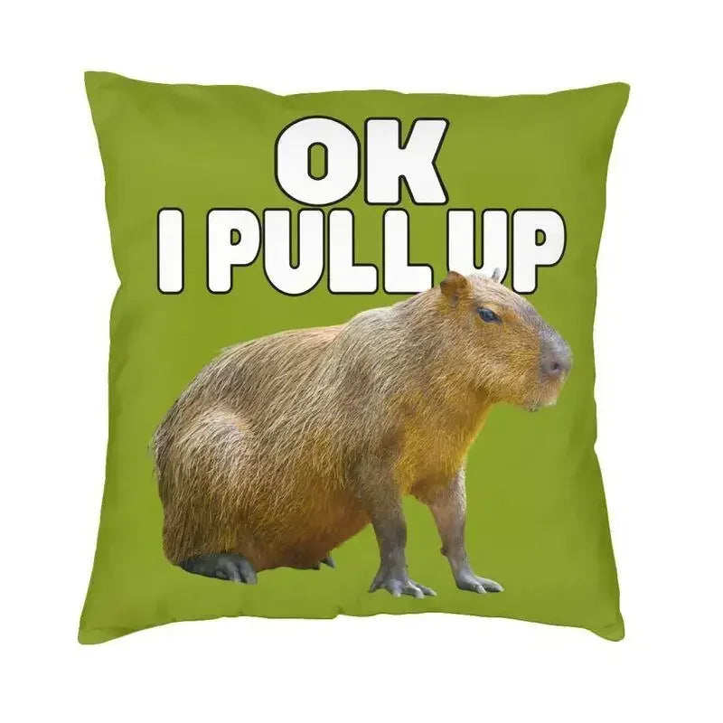 Capybara Nordic Cushion Cover by Axyaa - Home Decor Pillow Case