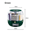 Axyaa 6 Grid Rice and Grain Dispenser Container