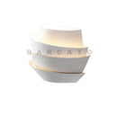 Axyaa 4-Layer White Metal Wall Lamp Modern Creative Light for Bedroom Living Room