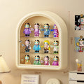 Axyaa Transparent Dustproof Magnetic Suction Display Rack for Figurines and Collectibles