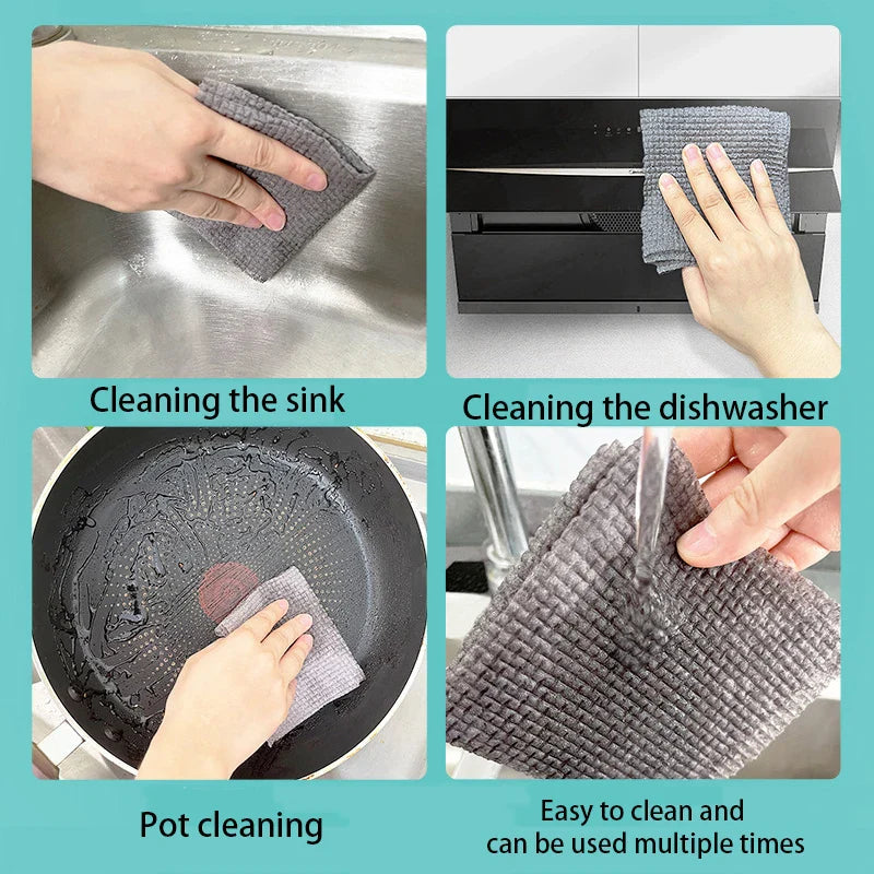 Axya Abrasion-Resistant Cleaning Cloths: Disposable High Friction Cleaner Wipes