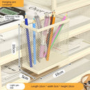 Axyaa Metal Pen Holder Wall Mounted Storage Box for Office & Student Desk
