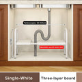 Axyaa Under Sink Flexible Organizer Rack Cabinet Telescopic Storage Shelf