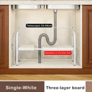 Axyaa Under Sink Flexible Organizer Rack Cabinet Telescopic Storage Shelf