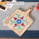 Axyaa Acacia Wood Trivet for Hot Dishes on Wooden Table - Heat Resistant