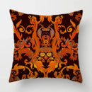 Axyaa Baroque Geometric Throw Pillow Case, Elegant Vintage 45X45CM Cushion Cover for Home