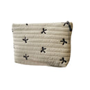 Axyaa Embroidery Handbag Pencil Mobile Phone Makeup Travel Organizer