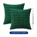 Axyaa Striped Corduroy Throw Pillow Covers - Boho European Style for Home Decor