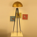 Axyaa Nordic Designer Fan Head Metal Floor Lamp for Living Room Bedroom Standing Light
