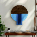 Nordic Handmade Round Macrame Tapestry for Bedroom and Living Room Decor by Axyaa