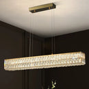Axyaa Crystal Circle Pendant Light: Minimalist Modern Luxury for Elegant Bedrooms
