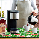 Axyaa Plant Leaf Absorbent Drying Mat for Kitchen Dishes & Cups