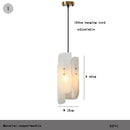 Axyaa Natural Cloud Copper Stone Chandelier for Staircase & Living Room