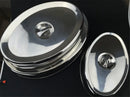 Axya Stainless Steel Restaurant Sushi Steak Pan Lid Kitchenware Stove Cover