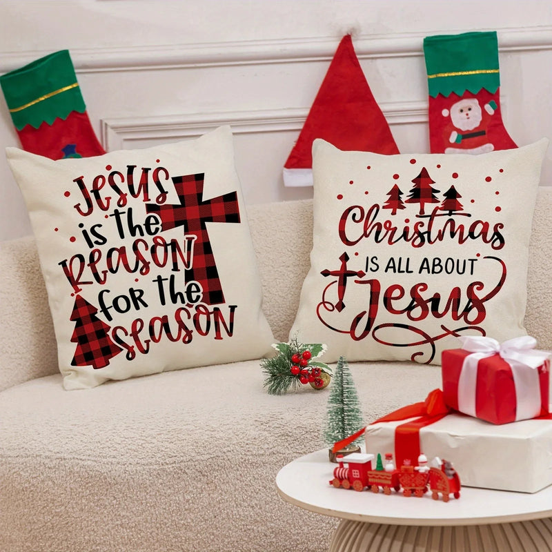 Christmas Decoration Pillowcase Axyaa Merry Christmas New Year Gift Sofa Cushion Cover