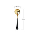 Axyaa Stainless Steel Dessert Soup Spoon Set - Restaurant Quality Kitchen Tools