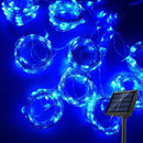 Axyaa Solar Fairy Curtain Lights for Outdoor Garden Wedding Party.