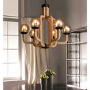 Axyaa Rope LED Pendant Chandelier: Stylish Lighting Fixture for Restaurants, Shops, and Hotels