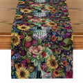 Axyaa Floral Table Runner for Kitchen Home Dining Decor