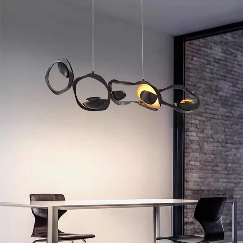 Axyaa Modern LED Pendant Chandeliers for Indoor Living and Dining Room Lighting