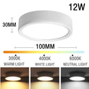 Axyaa 25W LED Downlight Ceiling Light Three Color Spotlights Large Area Lighting