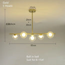 Axyaa Modern Chandelier LED Suspension Lamp for Kitchen Island Table Living Room Bedroom