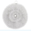 Axyaa Cast Iron & Stainless Steel Cleaner Brush Scrubber Pad Kitchen Gadget