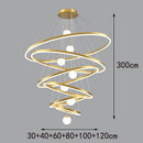 Axyaa Modern Indoor Pendant Light LED Chandelier Ceiling Lamp for Dining Room