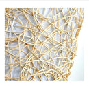 Axya Rattan Wall Lamp: Woven Style for Corridor Bedroom Bedside Restaurant Cafe Staircase
