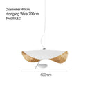 Axyaa Flying Shuttle Hat LED Chandelier – Modern Minimalist Pendant Lamp