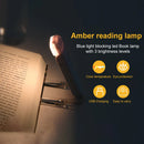 Axyaa LED Clip-on Book Light: Adjustable Brightness, Eye-Protecting, USB Rechargeable