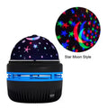 Starry Sky Projector Lamp by Axyaa: Colorful Night Light Magic Ball Rotation