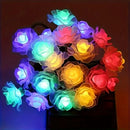 Axyaa Rose LED Outdoor Garden Decorative String Lights