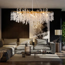 Axyaa Tree Branch Crystal Chandelier for Dining Living Bedroom