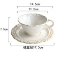 Axyaa French Baroque Relief Dinner Plate Set for Stylish Kitchenware