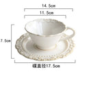 Axyaa French Baroque Vintage Relief Dinner Plate Set.