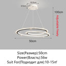Axyaa Modern LED Ring Chandelier for Indoor Lighting Decor