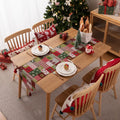 Luxury Jacquard Christmas Table Runner by Axyaa - Festive Home Decor & Bed Flag
