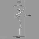 Axyaa Modern LED Pendant Light Chandeliers for Living Room & Staircase
