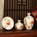 Axyaa Ceramic Vase Set for European Home Décor