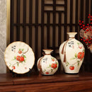Axyaa Ceramic Vase Set for European Home Décor
