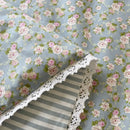 Axyaa Lace Summer Cooling Duvet with Soybean Fiber Cover