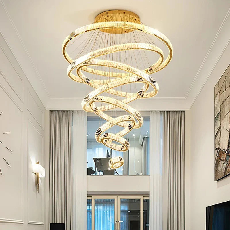 Axyaa Modern Dine Room Pendant LED Chandelier Ceiling Light