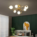 Axyaa Glass Pendant Light - Modern Minimalist Magic Bean Hanging Lamp for Living Room, Dining Room, Bedroom