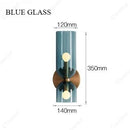 Axyaa LED Glass Wall Lamp for Living Room Bedroom Decor